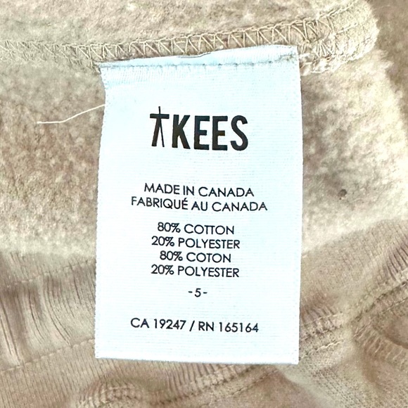 TKEES Latte Core Joggers (Sweatpants) - Size 5 (US 14-16) - Picture 12 of 13